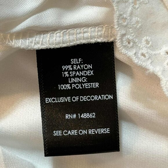 Torrid Size 5 Ivory Babydoll Tank Top, straps, button front, lined - Picture 3 of 9